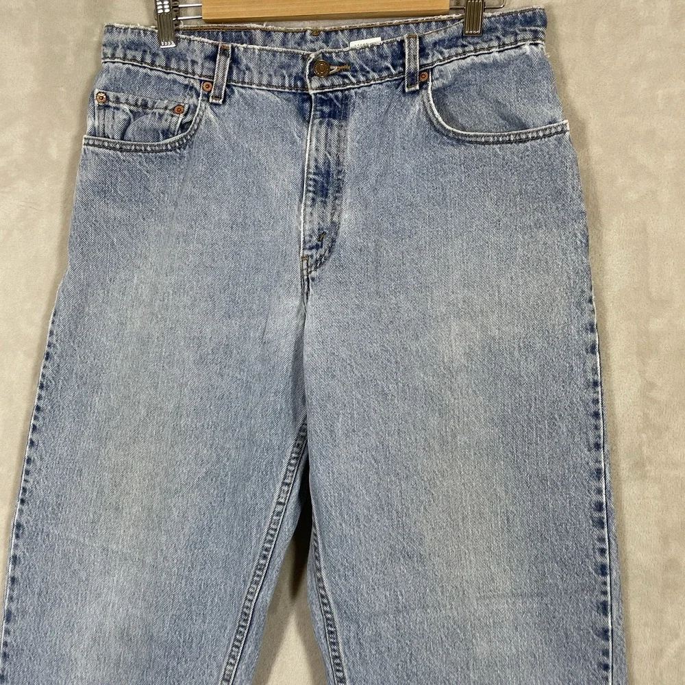 Levis 560 Jeans 34x34 Mens 00s Blue Relaxed Comfort Fit Stonewash Tapered Denim